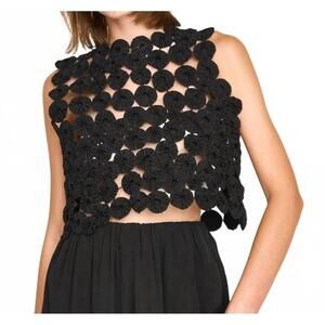 NEW MIRTH santanyi yo yo top in black